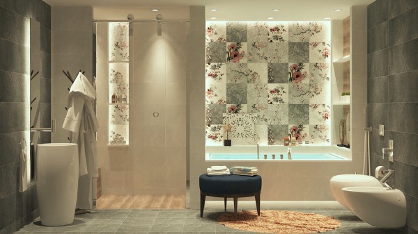 salle de bain de luxe inspiration-Asie