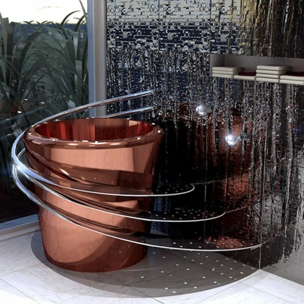 salle bain design futuriste