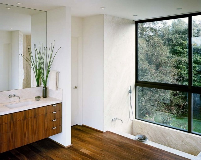 salle-bain-design-minimaliste-zen-bois-teck
