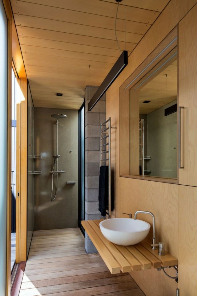 salle bain interieur bois