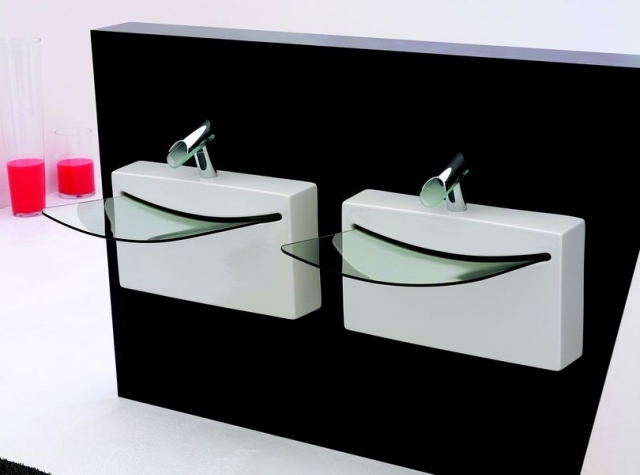 salle de bain italienne ArtCeram-double-vasque-design