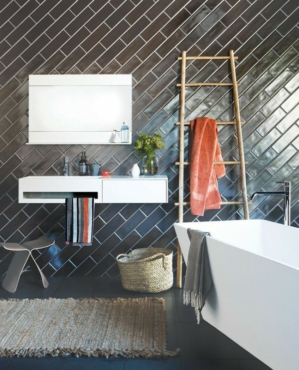 meuble de rangement salle de bain minimaliste deco