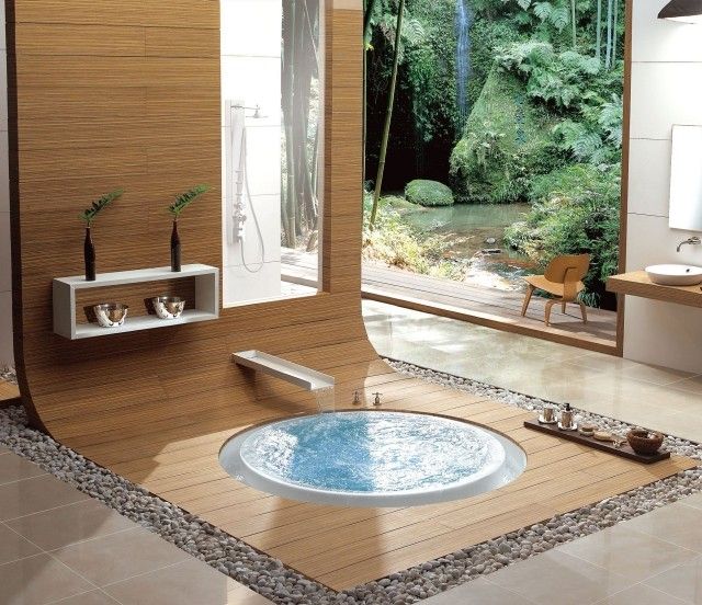 salle de bain zen design-minimaliste-unique