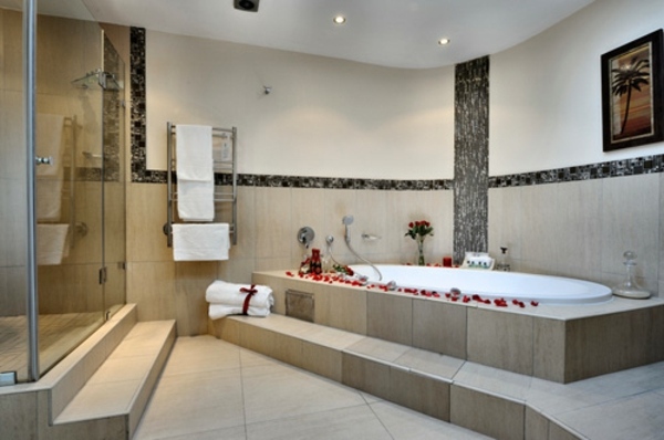 salle de bain Saint Valentin décoration