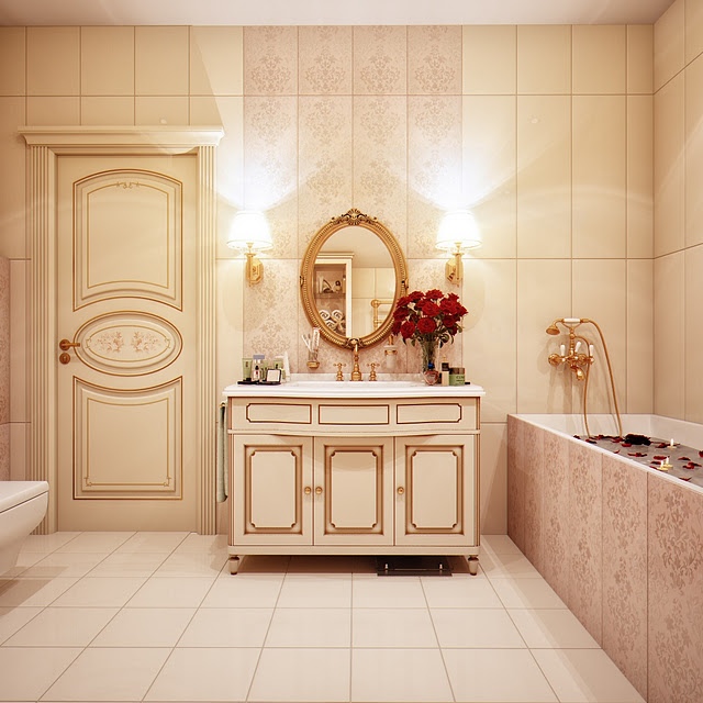 salle de bains: designs blanche russe