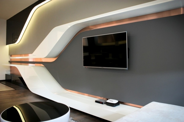 salon design futuriste