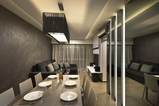 salon avec salle à manger appartment-moderne-luxe
