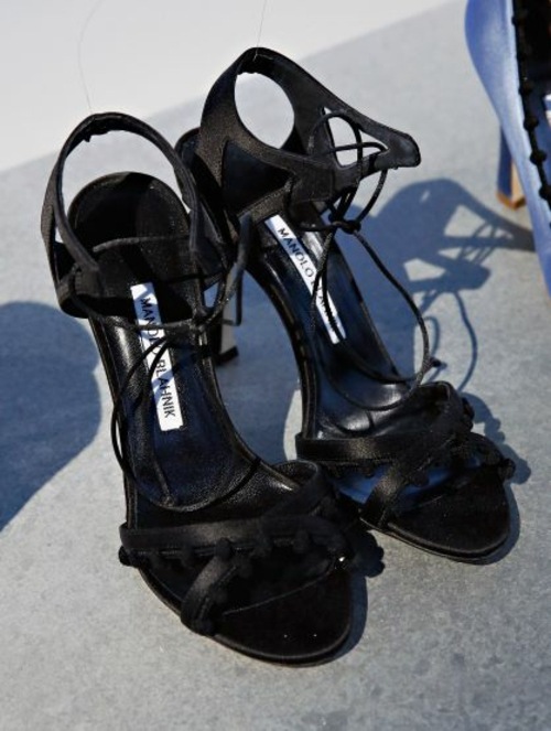 sandales modernes noires blahnic