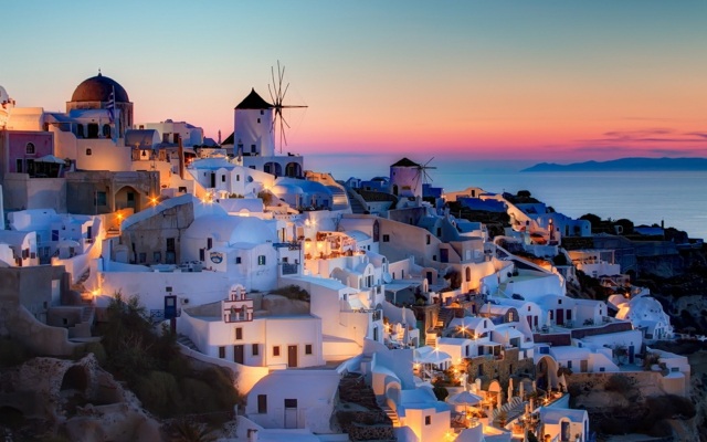 plus beaux endroits du monde santorini-grece-vue