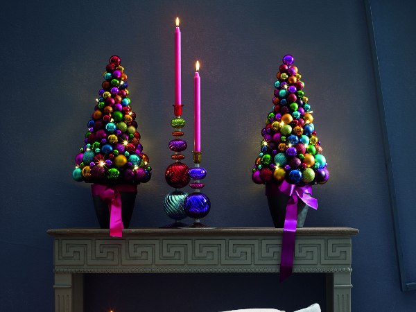 sapins-boules-Noël-décoration-alternative