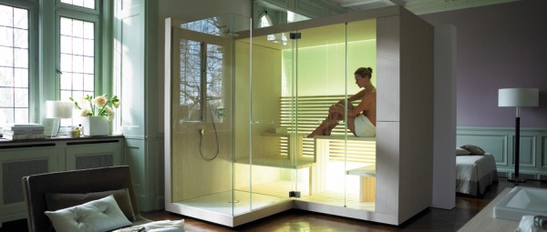 sauna interieur salle de bains