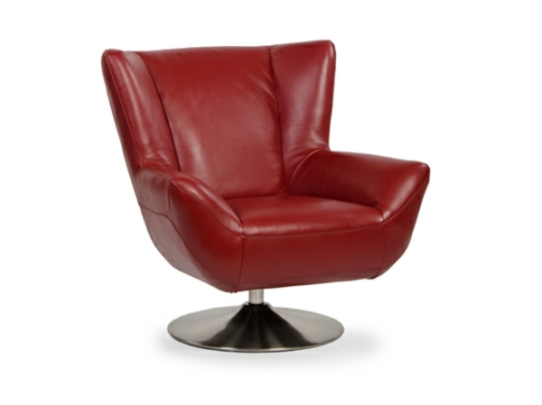 scandinavian designs fauteuil confortable rouge