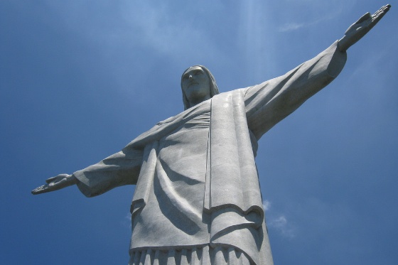 statue christ rédempteur rio de janeiro brésil monument religieux emblème