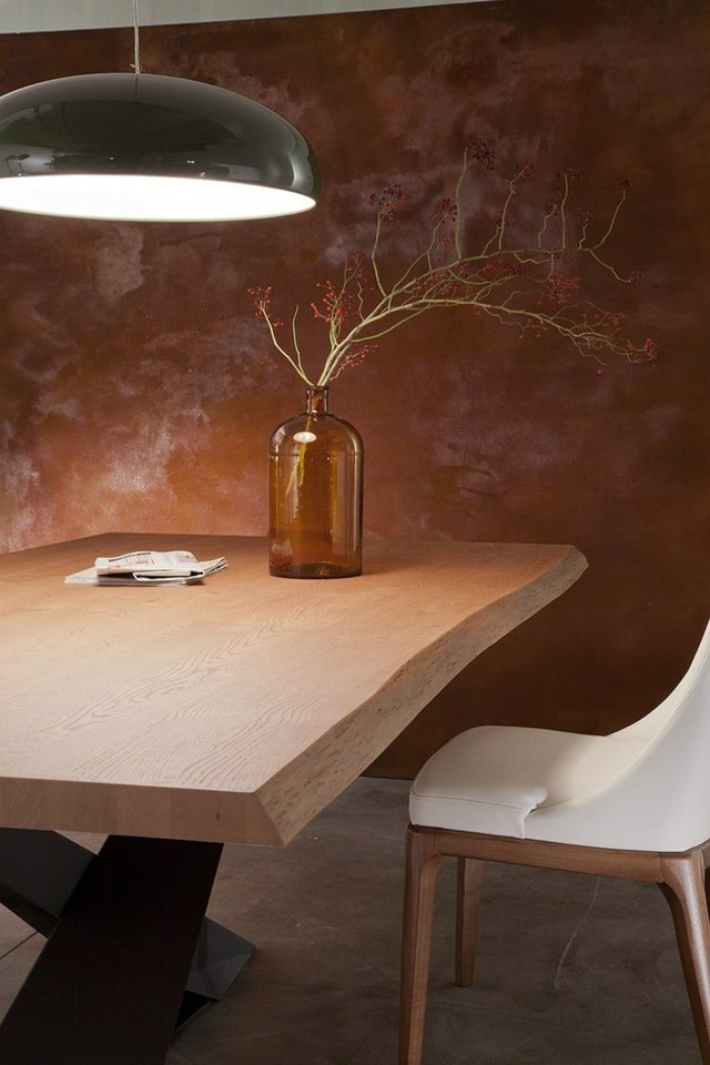 table à manger design Riflessi bois originale