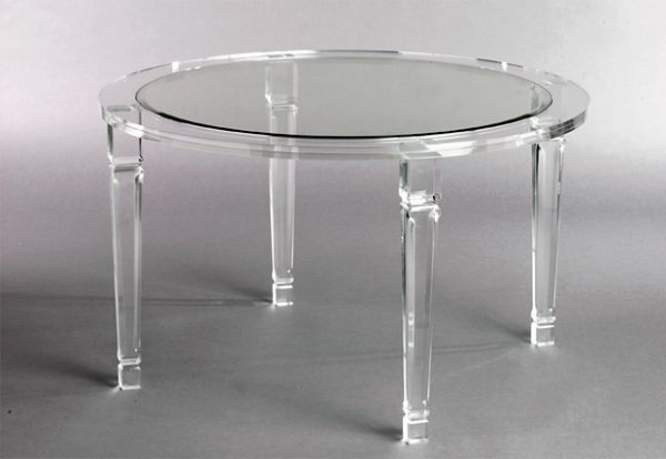 table à manger plexiglass Muniz Plastics
