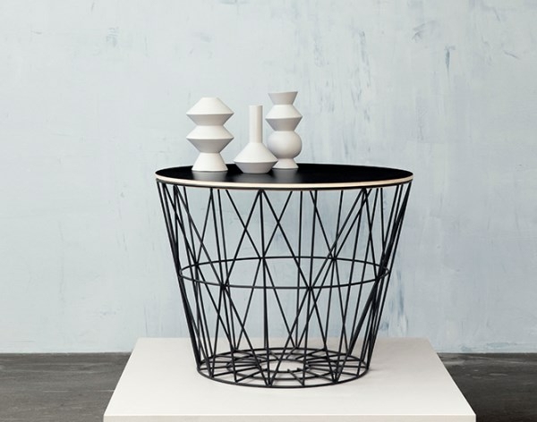 table basket couleur noir 