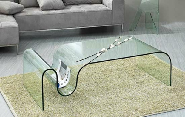 table basse design moderne verre