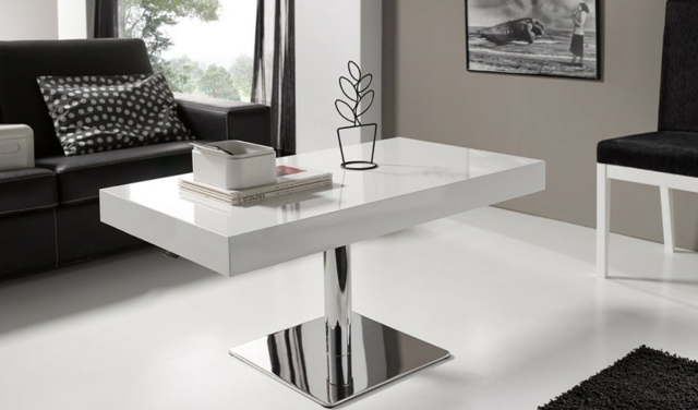 table design pied métallique unique grande 