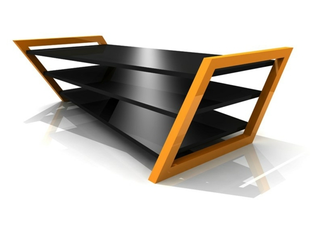 table basse meuble de salon noir