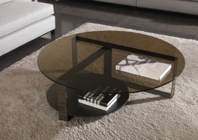 table-basse-ronde-idée-originale-métal-verre