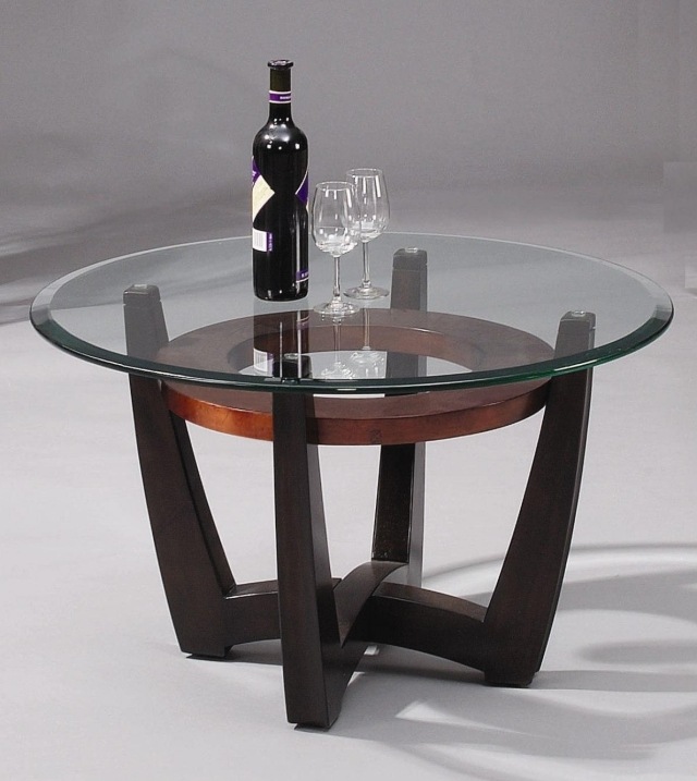table-basse-ronde-idée-originale-support-bois-surface-verre