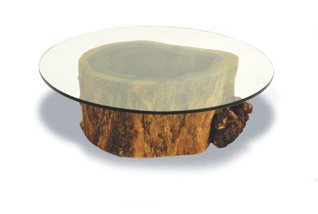 table-basse-ronde-idée-originale-surface-verre-support-bois