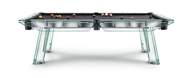 table billard cristal Filotto Adriano design