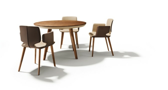 table chaises bois