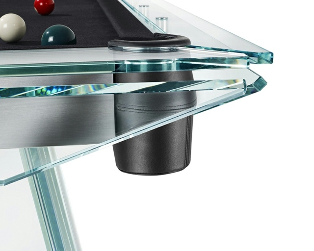table de billard moderne Filotto cristal