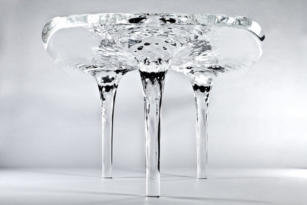 table salon verre originale