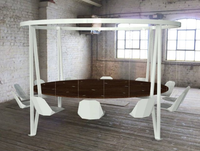 table-design-suspendue-King-Arthur-Round-Table-design-élégant-original-blanc