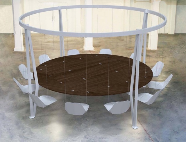 table-design-suspendue-King-Arthur-Round-Table-sièges-blanc-12 table design