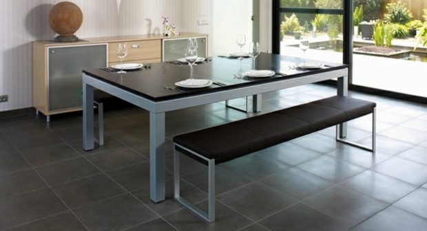 table design élégante simple dissimule table billard