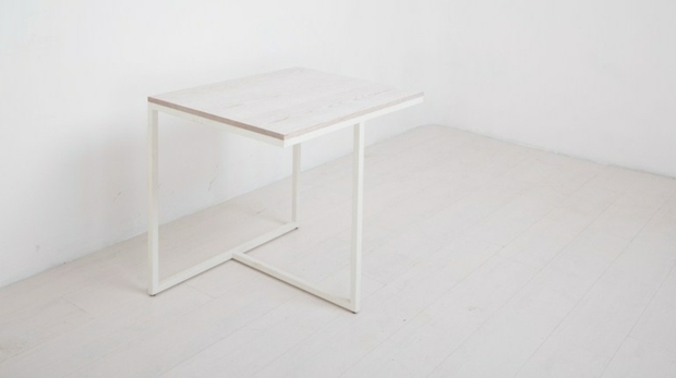 table enfant simple blanc uhuru design