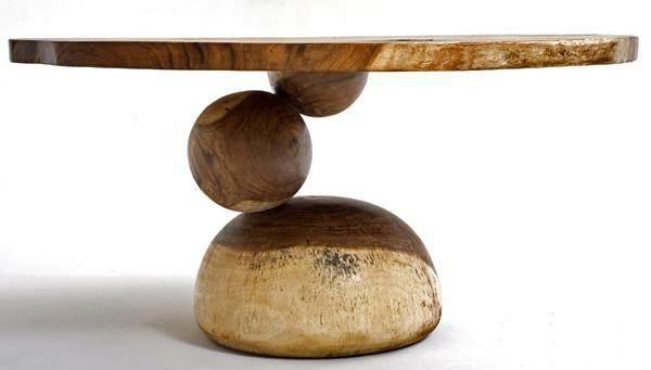 table finition bois naturel