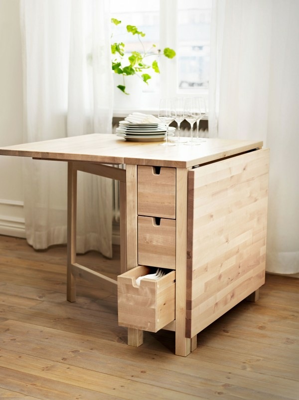 table rallonge bois design interessant