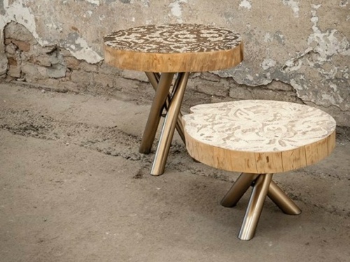 table ronde bois massif