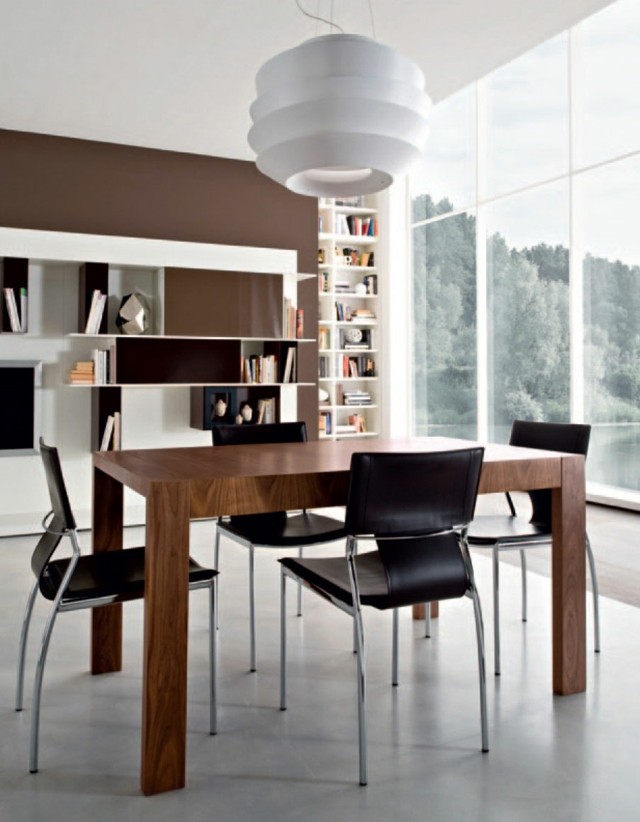 table salon design bois