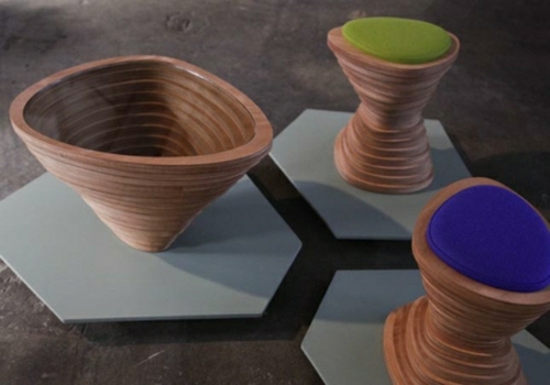 tabouret design néerlandais bois meubles