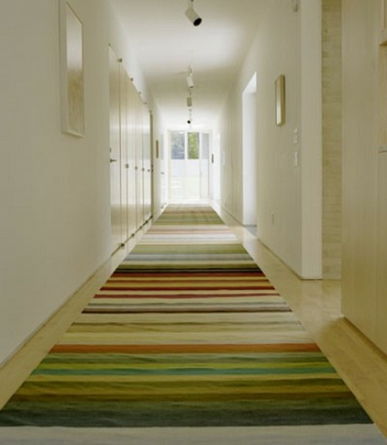 tapis couloir design moderne