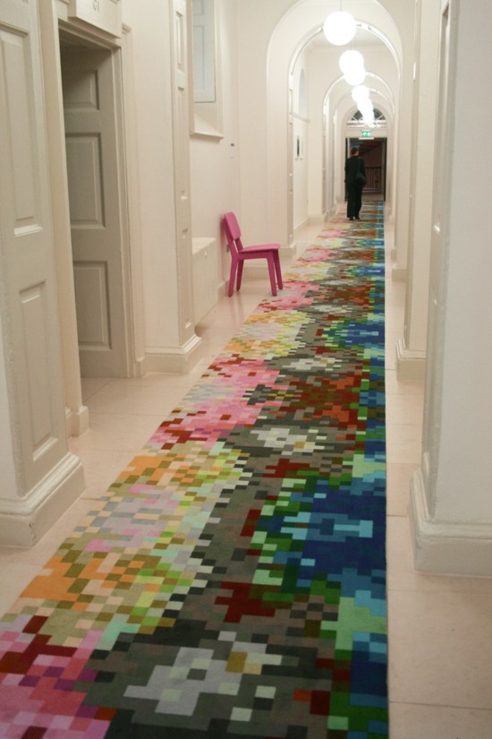 tapis de couloir design original