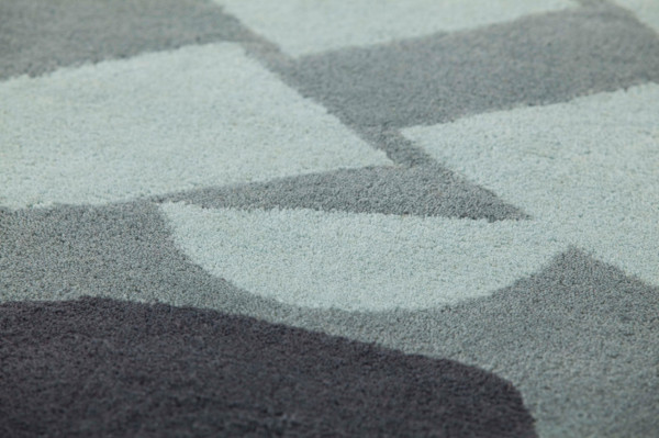 tapis design gris