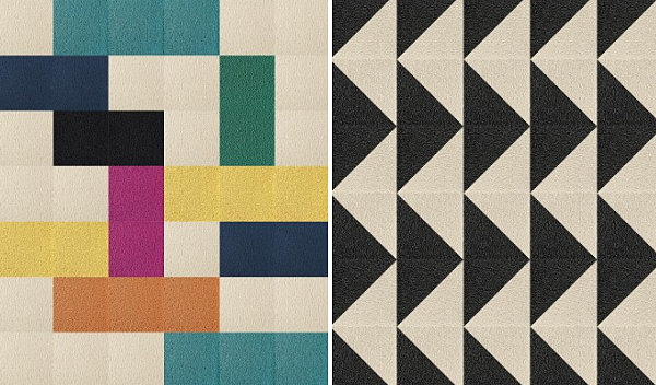 tapis design motifs géométriques