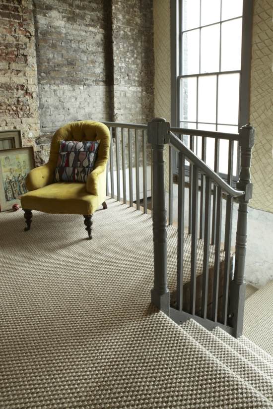 tapis en sisal deco escalier