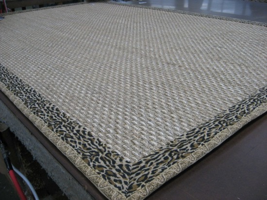 tapis sisal motifs animaliers