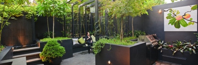 terrasse de jardin elegante design