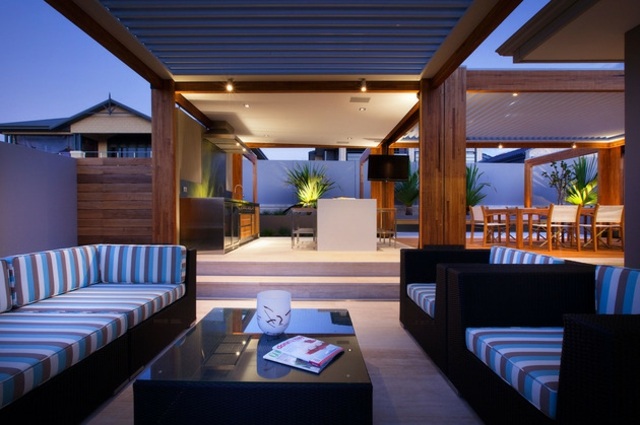 terrasse en bois australie moderne