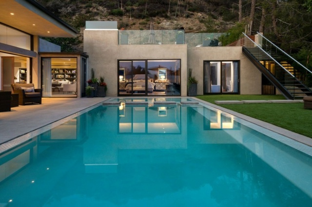 terrasse maison piscine luxe idées
