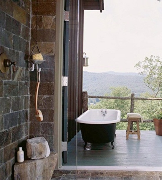 terrasse salle bain deco