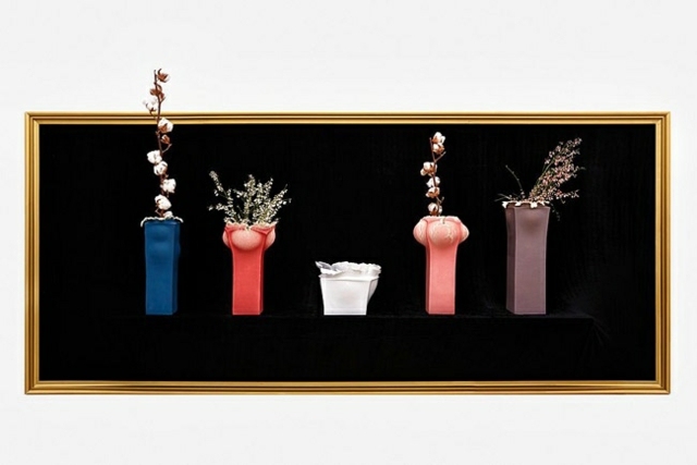Les vases de la collection Booming Vases projet commun design